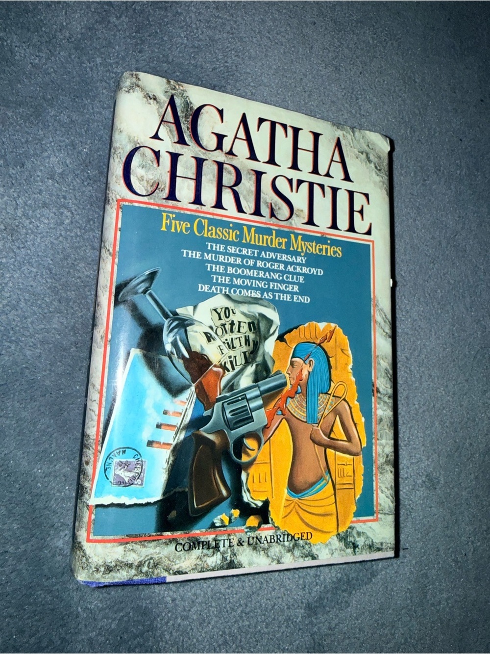 Five Classic Murder Mysteries Hardcover - Agatha Christie